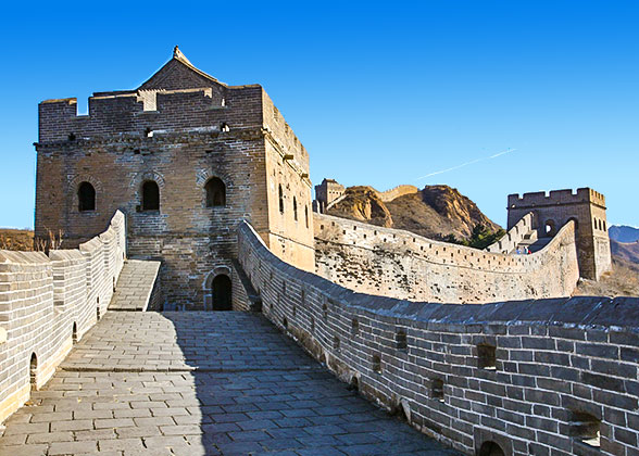A Beacon Tower on Jinshanling Great Wall